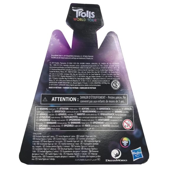 Trolls World Tour Tiny Diamond DJ Figure Hasbro Toys Dream Works New - Picture 2 of 6